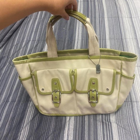 Y2k Coach Green Purse Bag - Picture 6 of 6